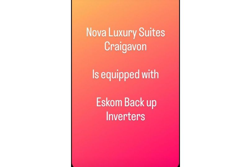 Nova Luxury Suites Craigavon Apartment, Sandton - imaginea 4